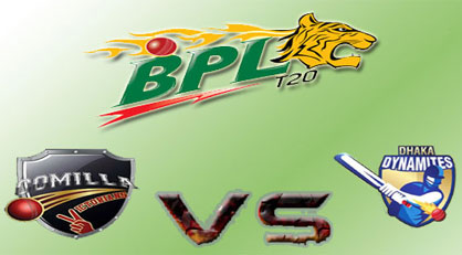 BPL 2015 Dhaka vs Comilla Live Score On 2 Dec, 2015
