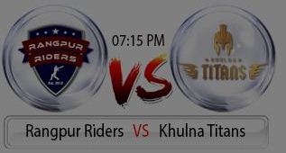 BPL 5th Match Rangpur Riders vs Khulna Titans Live at Mirpur