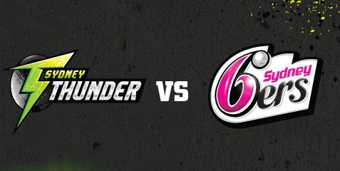 Sydney Thunder vs Sydney Sixers Live Score BBL 1st Match Result
