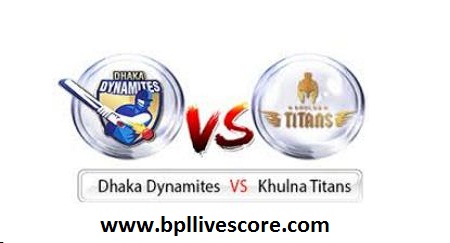 Khulna Titans vs Dhaka Dynamites Live on GTV Channel of BPL 2017