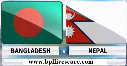 Nepal U19 vs Bangladesh U19 Live Score 1st ODI Match
