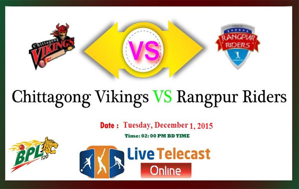 BPL Live Broadcast TV Channel Chittagong vs Rangpur Match