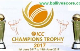 ICC Champions Trophy Schedule and Match Fixtures 2017