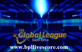 T20 Global League Points Table 2017