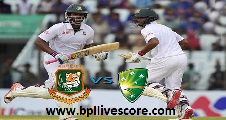 Bangladesh vs Australia Test Match 1st and 2nd Innings Score