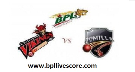 Chittagong Vikings vs Comilla Victorians Live on GTV of BPL 2017
