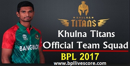 Khulna Titans Match Ticket, Schedule and Points of BPL 2017