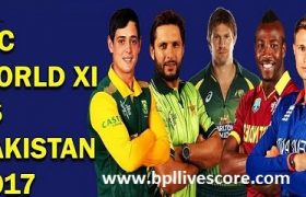 Pakistan vs World XI Live Score 1st T20 Match Today