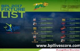 Sylhet Sixers Match Ticket, Schedule, Coach and Points of BPL 2017