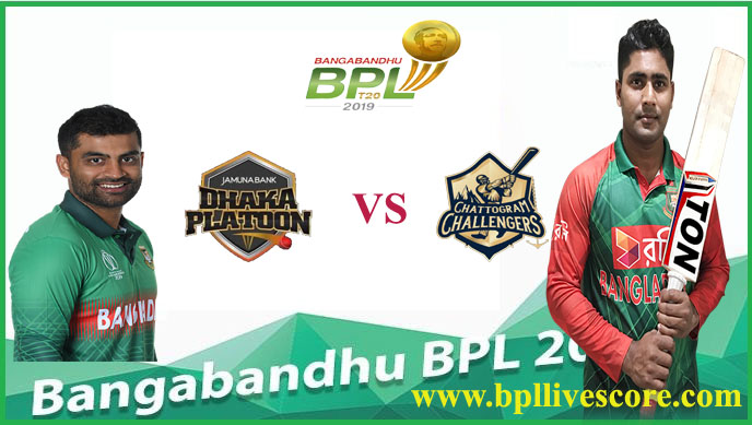 Dhaka Platoon vs Chattogram Challengers Live Score