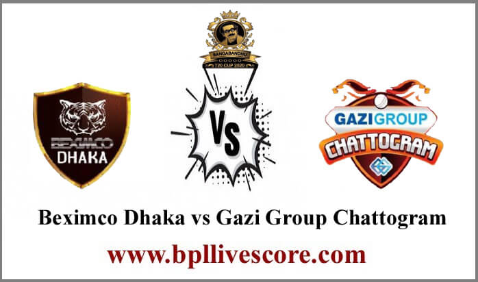 Beximco Dhaka vs Gazi Group Chattogram Live Score