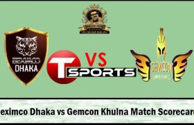 Beximco Dhaka vs Khulna Live Score Bangabandhu T20 Cup