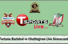 Fortune Barishal vs Chattogram Live Score Today Match