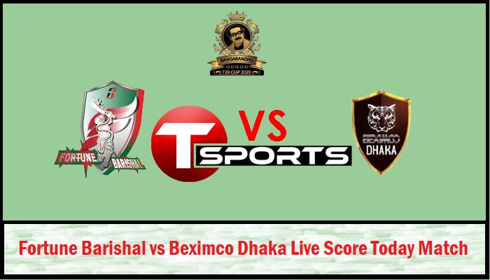 Fortune Barishal vs Beximco Dhaka Live Score Today Match