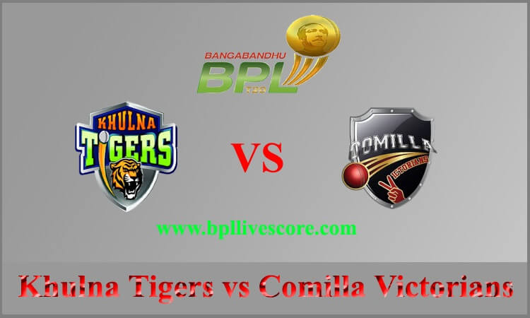 Khulna Tigers vs Comilla Victorians Today Match