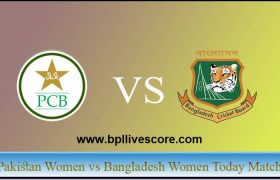 Pakistan Women vs Bangladesh Women Live Score Today Match